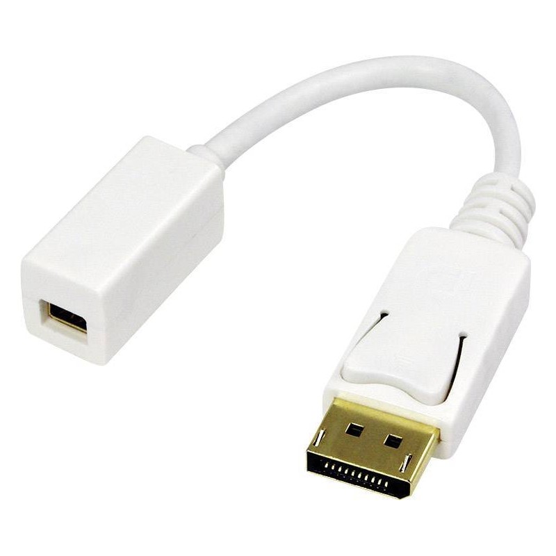 CAVO ADATTATORE DISPLAYPORT DP MASCHIO - MINI DP FEMMINA CM. 15