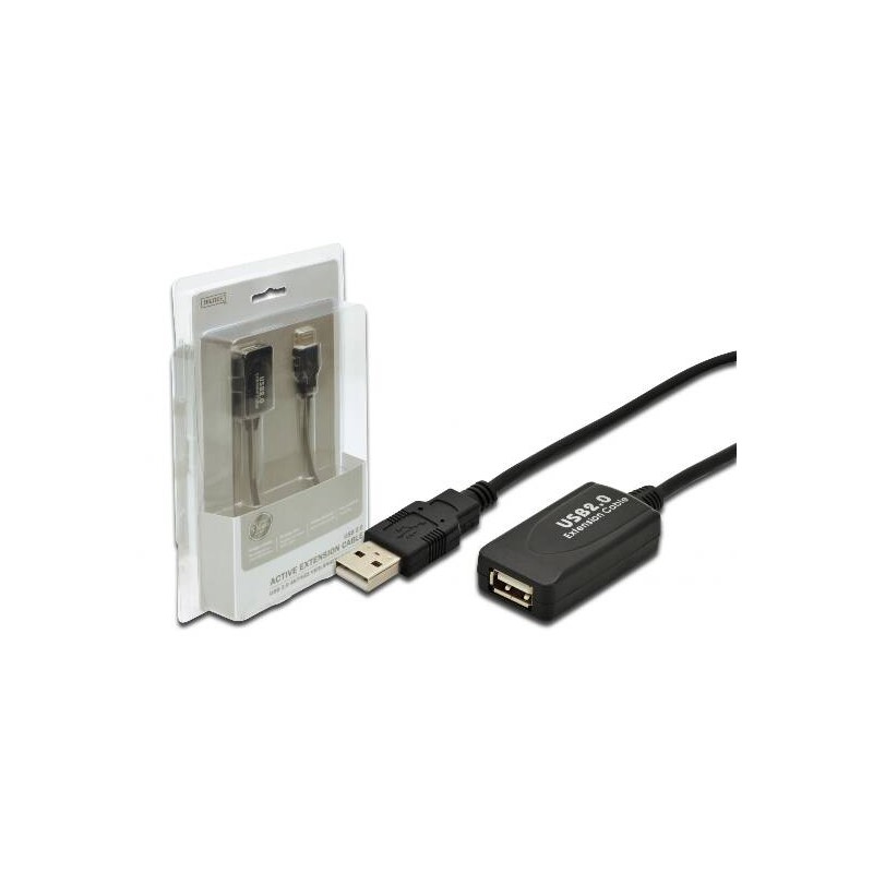 ESTENSORE DI LINEA USB 2.0 MASCHIO/FEMMINA CON CAVO DA MT. 5