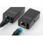 ESTENSORE DI LINEA USB 2.0 FINO A 50 MT. TRAMITE CAVO RETE CAT 5E CON ALIMENTATORE