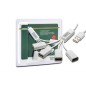 HUB USB 4 PORTE A CODA CON CAVETTI