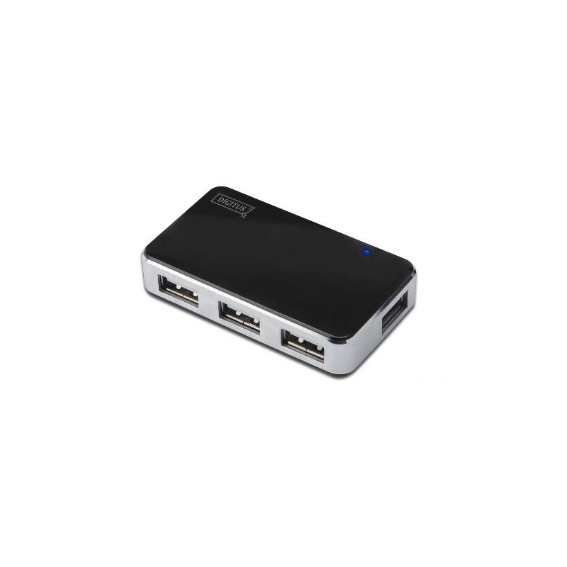 HUB 4 PORTE USB 2.0 CON ALIMENTATORE ESTERNO