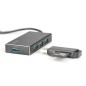 HUB 4 PORTE USB 3.0 CON ALIMENTATORE