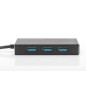 HUB 4 PORTE USB 3.0 CON ALIMENTATORE