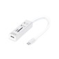 HUB OTG 3 PORTE TIPO C USB 2.0 CON LETTORE DI SCHEDE DIGITUS