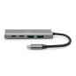 HUB USB-C 4 PORTE, 2X USB A + 2X USB-C