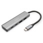 HUB USB-C 4 PORTE, 2X USB A + 2X USB-C