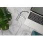 HUB USB-C 4 PORTE, 2X USB A + 2X USB-C
