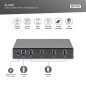 DIGITUS HUB USB 3.0, 4 PORTE, INDUSTRIAL LINE
