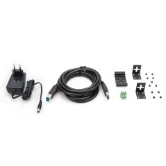 HUB USB 3.0 7 PORTE, INDUSTRIALE IN METALLO CON ALIMENTATORE INSTALLAZIONE DIN RAIL