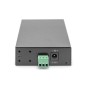 HUB USB 3.0 7 PORTE, INDUSTRIALE IN METALLO CON ALIMENTATORE INSTALLAZIONE DIN RAIL