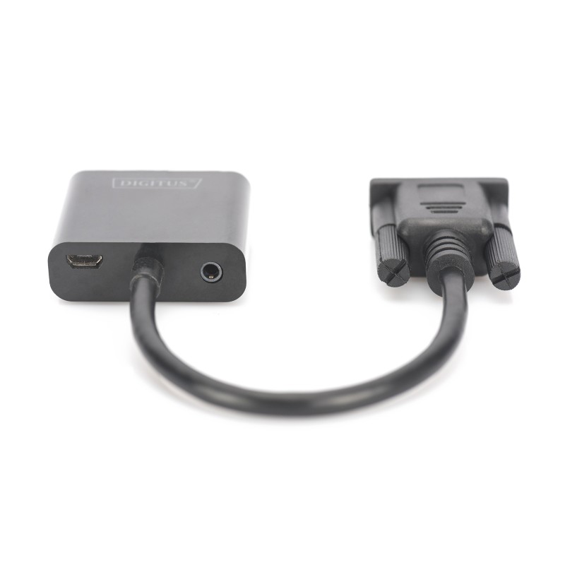 ADATTATORE PERSONAL COMPUTER VGA - MONITOR HDMI CON AUDIO DIGITUS