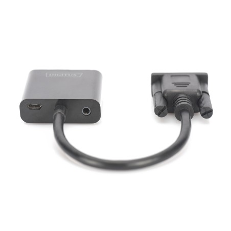 ADATTATORE PERSONAL COMPUTER VGA - MONITOR HDMI CON AUDIO DIGITUS