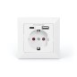 DIGITUS PRESA DI SICUREZZA DA INCASSO CON 1 USB TYPE-C , 1 USB A