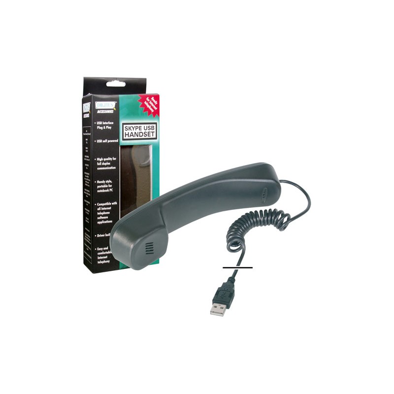 CORNETTA TELEFONICA USB PER USO VOIP E SKYPE