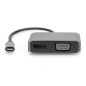 DIGITUS ADATTATORE GRAFICO USB TYPE-C 4K 2IN1 DISPLAYPORT + VGA