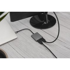 DIGITUS ADATTATORE GRAFICO USB TYPE-C HDMI 4K 2IN1