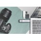 COMBO CARD READER HUB (USB-C+USB 3.0) 1X SD, 1X MICROSD, 1X USB 3.0, GRIGIO