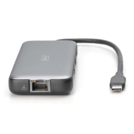 DOCKING STATION USB-C, 8 PORTE 2XHDMI, 3XUSB3.0, 1XRJ45, 1XSD, 1XMICROSD, 1XUSB-CPD
