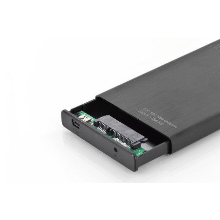 BOX ESTERNO USB 2.0 PER HDD/SSD 2,5" SATA I-II