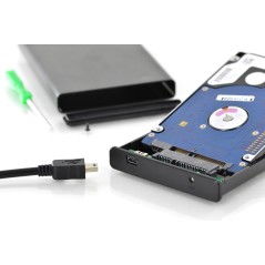 BOX ESTERNO USB 2.0 PER HDD/SSD 2,5" SATA I-II