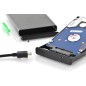 BOX ESTERNO USB 2.0 PER HDD/SSD 2,5" SATA I-II