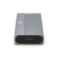 DIGITUS ALLOGGIAMENTO PER DISCO RIGIDO USB M.2, SSD, ESTERNO, NVME , 10GBPS, USB 3.1 GEN2, ALLUMINIO, SENZA ATTREZZI