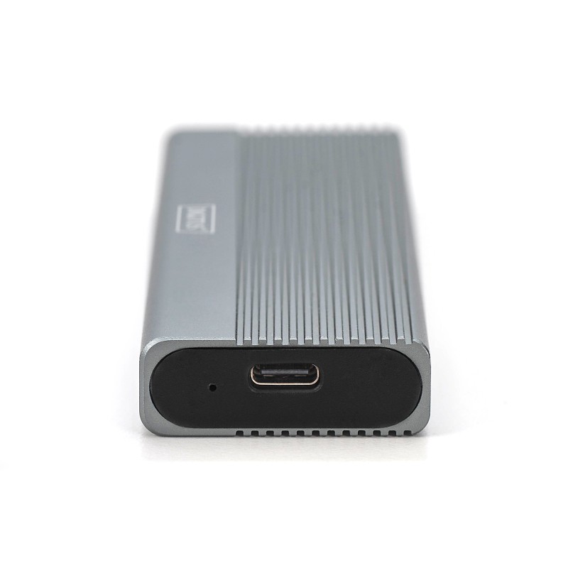DIGITUS ALLOGGIAMENTO PER DISCO RIGIDO USB M.2, SSD, ESTERNO, SATA, 6GBPS, USB 3.1 GEN2, ALLUMINIO, SENZA ATTREZZI