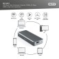 DIGITUS ALLOGGIAMENTO PER DISCO RIGIDO USB M.2, SSD, ESTERNO, NVME , 20GBPS, USB 3.2 GEN2X2, ALLUMINIO, INCL. MATERIALE DI FISSA