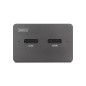 DIGITUS DOCKING STATION PER UNITÀ SSD M.2 NVME + M.2 SATA CON LETTORE DI SCHEDE SD EXPRESS, USB-C