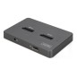 DIGITUS DOCKING STATION PER UNITÀ SSD M.2 NVME + M.2 SATA CON LETTORE DI SCHEDE SD EXPRESS, USB-C