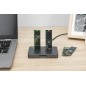 DIGITUS DOCKING STATION PER UNITÀ SSD M.2 NVME + M.2 SATA CON LETTORE DI SCHEDE SD EXPRESS, USB-C