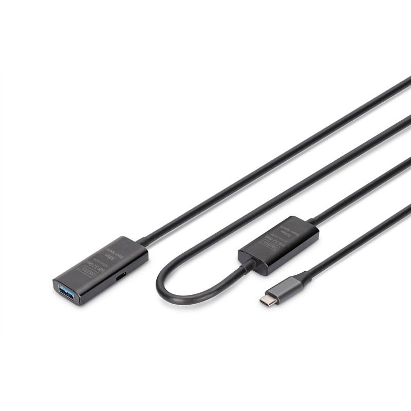 CAVO DI PROLUNGA ATTIVO USB 3.2 GEN1 5G, USB-C - USB-A, 10 MT