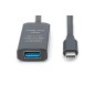 CAVO DI PROLUNGA ATTIVO USB 3.2 GEN1 5G, USB-C - USB-A, 10 MT