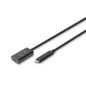 DIGITUS CAVO DI PROLUNGA ATTIVO USB 3.2 GEN2 10G, USB-C - USB-C, 5 M