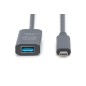 CAVO DI PROLUNGA ATTIVO USB 3.2 GEN2 10G, USB-C - USB-A, 5 MT
