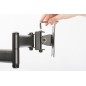 SUPPORTO DA TAVOLO PER DUE SCHERMI LED/LCD CON MORSA