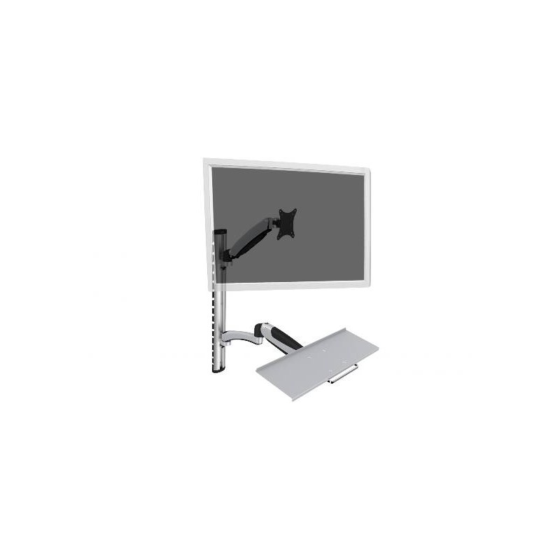 SUPPORTO A PARETE PER MONITOR E TASTIERA