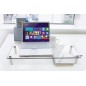 TAVOLINO UNIVERSALE PER MONITOR IN VETRO