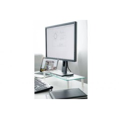 TAVOLINO UNIVERSALE PER MONITOR IN VETRO