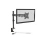 BRACCIO PER MONITOR 27" CON MORSETTO DUE SNODI FINO A VESA 100X100 8 KG