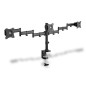 SUPPORTO TRIPLO DA MONITOR CON MORSETTO DIGITUS