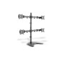 SUPPORTO UNIVERSALE PER 4 MONITOR CON INSTALLAZIONE TRAMITE SUPPORTO/MORSETTO