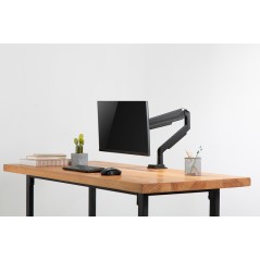 SUPPORTO A INCASTRO CON MOLLA A GAS PER MONITOR 17"-32", 9 KG (MAX), NERO