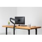 SUPPORTO A INCASTRO CON MOLLA A GAS PER MONITOR 17"-32", 9 KG (MAX), NERO