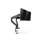 SUPPORTO A INCASTRO DOPPIO CON PRESSIONE A GAS PER MONITOR 17"-32", 2X 9 KG (MAX), NERO