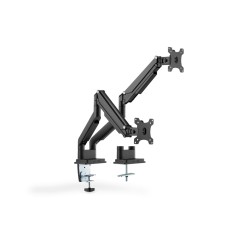SUPPORTO A INCASTRO DOPPIO CON PRESSIONE A GAS PER MONITOR 17"-32", 2X 9 KG (MAX), NERO