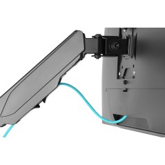 SUPPORTO UNIVERSALE PER MONITOR CON MOLLA A GAS PER INSTALLAZIONE A MURO