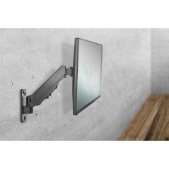 SUPPORTO UNIVERSALE PER MONITOR CON MOLLA A GAS PER INSTALLAZIONE A MURO