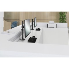 SUPPORTO A COLONNA PER MONITOR SINGOLO 17-32", 8 KG (MAX), NERO