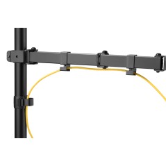 FISSAGGIO A INCASTRO PER MONITOR SINGOLO 17-32", 8 KG (MAX), NERO